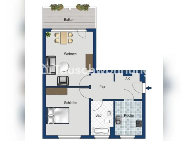 Tauschwohnung: 62 m² Wohnung in Berlin-Pankow — photo 1